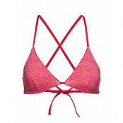 Triangle Fixed Swimwear Bikinis Bikini Tops Wired Bikinitops Rosa Tommy Hilfiger