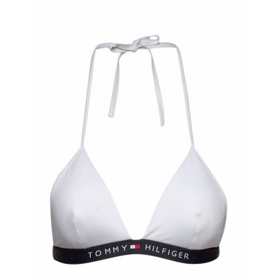 Triangle Fixed Bikinitop Vit Tommy Hilfiger