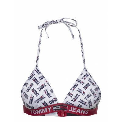 Triangle Fixed Swimwear Bikinis Bikini Tops Triangle Bikinitops Vit Tommy Hilfiger