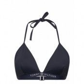 Triangle Fixed Foam Swimwear Bikinis Bikini Tops Triangle Bikinitops Blå Tommy Hilfiger