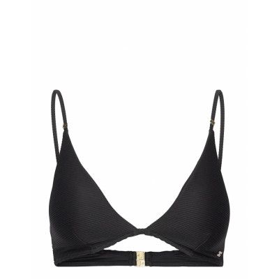 Triangle Fixed Rp Swimwear Bikinis Bikini Tops Triangle Bikinitops Svart Tommy Hilfiger