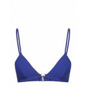 Triangle Moulded Cup Swimwear Bikinis Bikini Tops Triangle Bikinitops Blue Calvin Klein