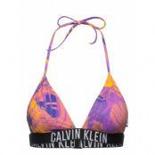 Triangle-Rp-Print Swimwear Bikinis Bikini Tops Triangle Bikinitops Multi/mönstrad Calvin Klein