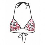 Triangle Rp Print Swimwear Bikinis Bikini Tops Triangle Bikinitops White Tommy Hilfiger
