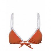 Triangle-Rp Swimwear Bikinis Bikini Tops Triangle Bikinitops Brun Calvin Klein