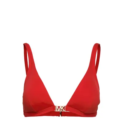 Triangle Top Swimwear Bikinis Bikini Tops Wired Bikinitops Röd Michael Kors Swimwear