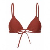 Triangle Top Swimwear Bikinis Bikini Tops Triangle Bikinitops Brown GANT