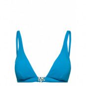 Triangle Top Swimwear Bikinis Bikini Tops Wired Bikinitops Blå Michael Kors Swimwear