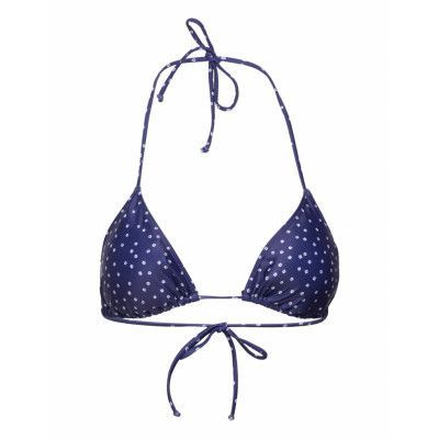 Trinidad Top Swimwear Bikinis Bikini Tops Triangle Bikinitops Navy Missya