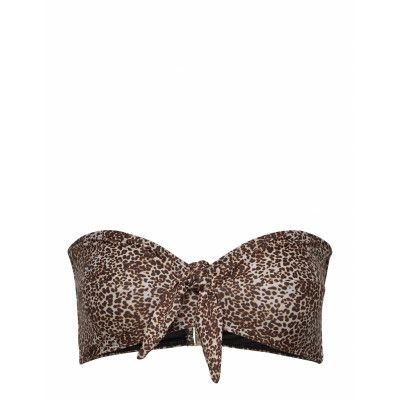 Tropez Top Swimwear Bikinis Bikini Tops Bandeau Bikinitops Brun Faithfull The Brand