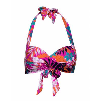 Twist Soft Cup Halter Swimwear Bikinis Bikini Tops Wired Bikinitops Multi/mönstrad Seafolly