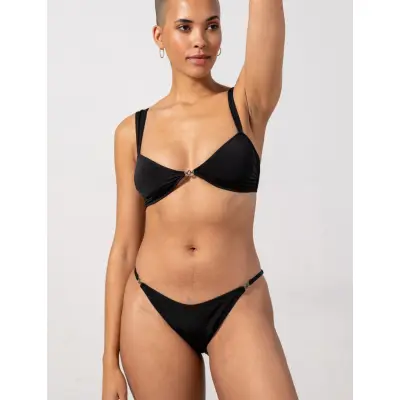 Understatement Underwear Balconette Bikini Top - Black - M