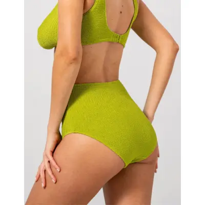 Understatement Underwear Highwaist Bikini Briefs - Green - XXL