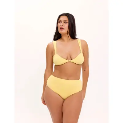 Understatement Underwear Highwaist Bikini Briefs - Yellow - L