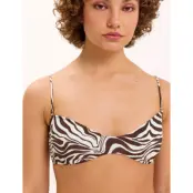 Understatement Underwear Shaped Bikini Top - Brown - L