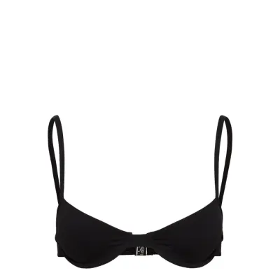 Underwire Top Swimwear Bikinis Bikini Tops Wired Bikinitops Svart Filippa K