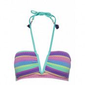 V Wire Halter Bikinitop Multi/mönstrad Seafolly