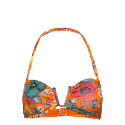 Valetudo Bandeau Bikini Top Bikinitop Orange French Connection