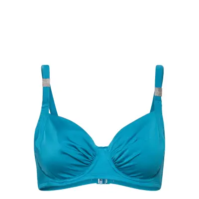 Vallauris Bikini_Top Swimwear Bikinis Bikini Tops Wired Bikinitops Blå *Villkorat Erbjudande Dorina
