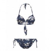 Value Line Mold Tri Set Bikini Blå Roxy