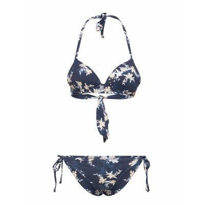 Value Line Mold Tri Set Bikini Blå Roxy