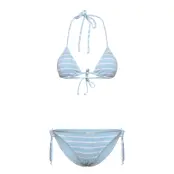 Value Line Tiki Tri Reg Set Bikini Blå Roxy