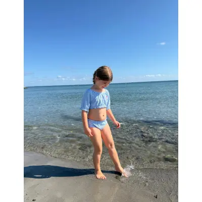 Vanilla Copenhagen Bikini - Seersucker - Ladybug - Blue - 4-5Y