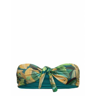 Verso - Sa Bandeau *Villkorat Erbjudande Swimwear Bikinis Bikini Tops Bandeau Bikinitops Grön Etam