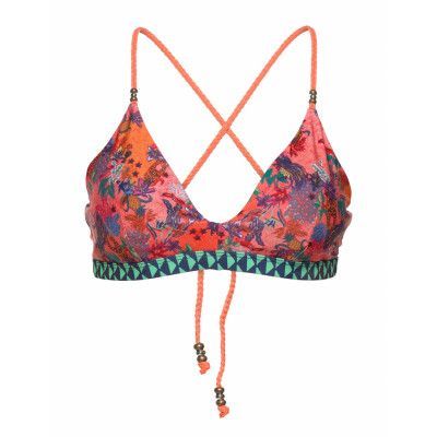 Vintage Tropical Bikini Top Swimwear Bikinis Bikini Tops Triangle Bikinitops Multi/mönstrad Superdry