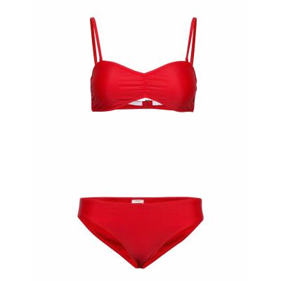 Vita Binna Boo Bikini Röd Mads Nørgaard