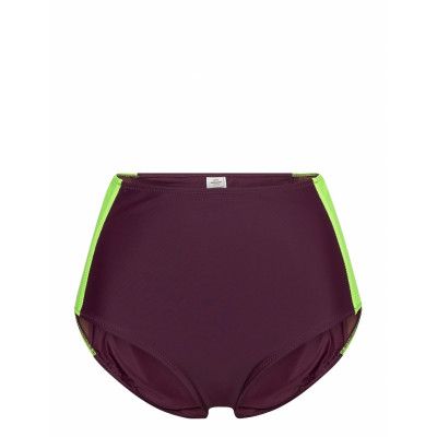 Vita Tass Swimwear Swimwear Bikinis Bikini Bottoms High Waist Bikinis Lila Mads Nørgaard