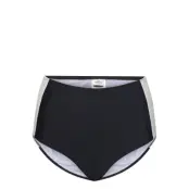 Vita Tass Swimwear Swimwear Bikinis Bikini Bottoms High Waist Bikinis Svart Mads Nørgaard