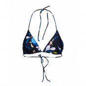 W Cascais Bikini Top Swimwear Bikinis Bikini Tops Triangle Bikinitops Blå Helly Hansen
