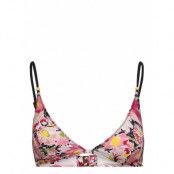 Watercolour Floral Triangle Swimwear Bikinis Bikini Tops Triangle Bikinitops Rosa Stella McCartney Lingerie