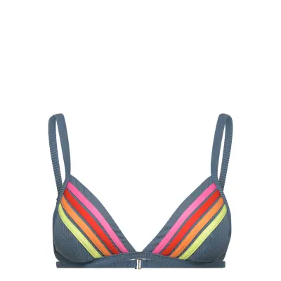 Wave Shapers Stripe Banded Tri Swimwear Bikinis Bikini Tops Triangle Bikinitops Multi/mönstrad Rip Curl