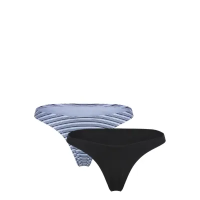 Weekday 2-Pack Mini Brazilian Bikini Underdelar Marinblå