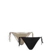 Weekday 2-Pack Tie Bikini Bottom - Black - XXS