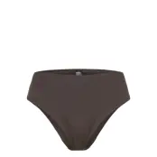 Weekday High Rise Brazilian Bikini Bottoms - Brown - S