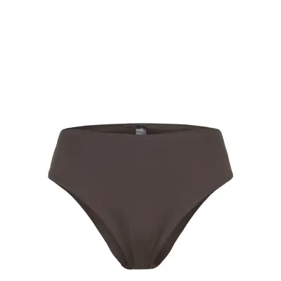 Weekday High Rise Brazilian Bikini Bottoms - Brown - S
