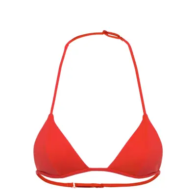 Weekday Scuba Mini Triangle Bikini Top Röd