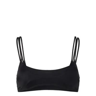 Weekday Strappy Layered Bikini Top Svart