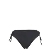 Weekday Strappy Side Tie Bikini Bottoms - Black - M