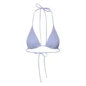 Weekday Strappy Triangle Bikini Top Blå