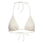 Weekday Structured Strappy Triangle Bikini Top - White - M