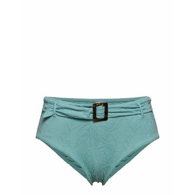 Wide Side Retro Swimwear Bikinis Bikini Bottoms High Waist Bikinis Blue Seafolly