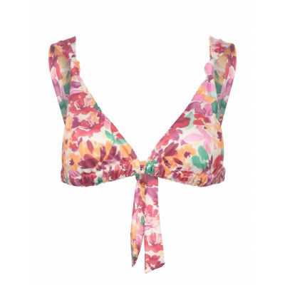 Gina Tricot Wide Strap Bikini Top Multi/patterned