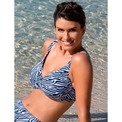 Wiki Adjustable Bikini Top - Blue - C x 80