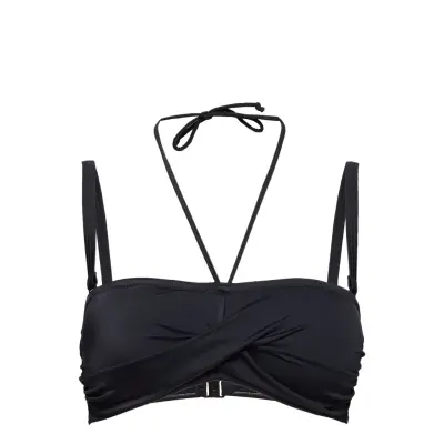 Wiki Bandeau Bikini Top - Black - B x 85