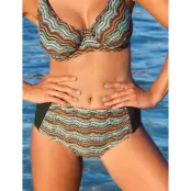 Wiki Swim Midi Shape - Khaki green - 38