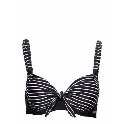Wild In Stripes Bikinitop Svart Abecita